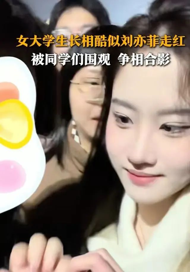 刘亦菲式美貌！女大学生意外走红，广告商争抢